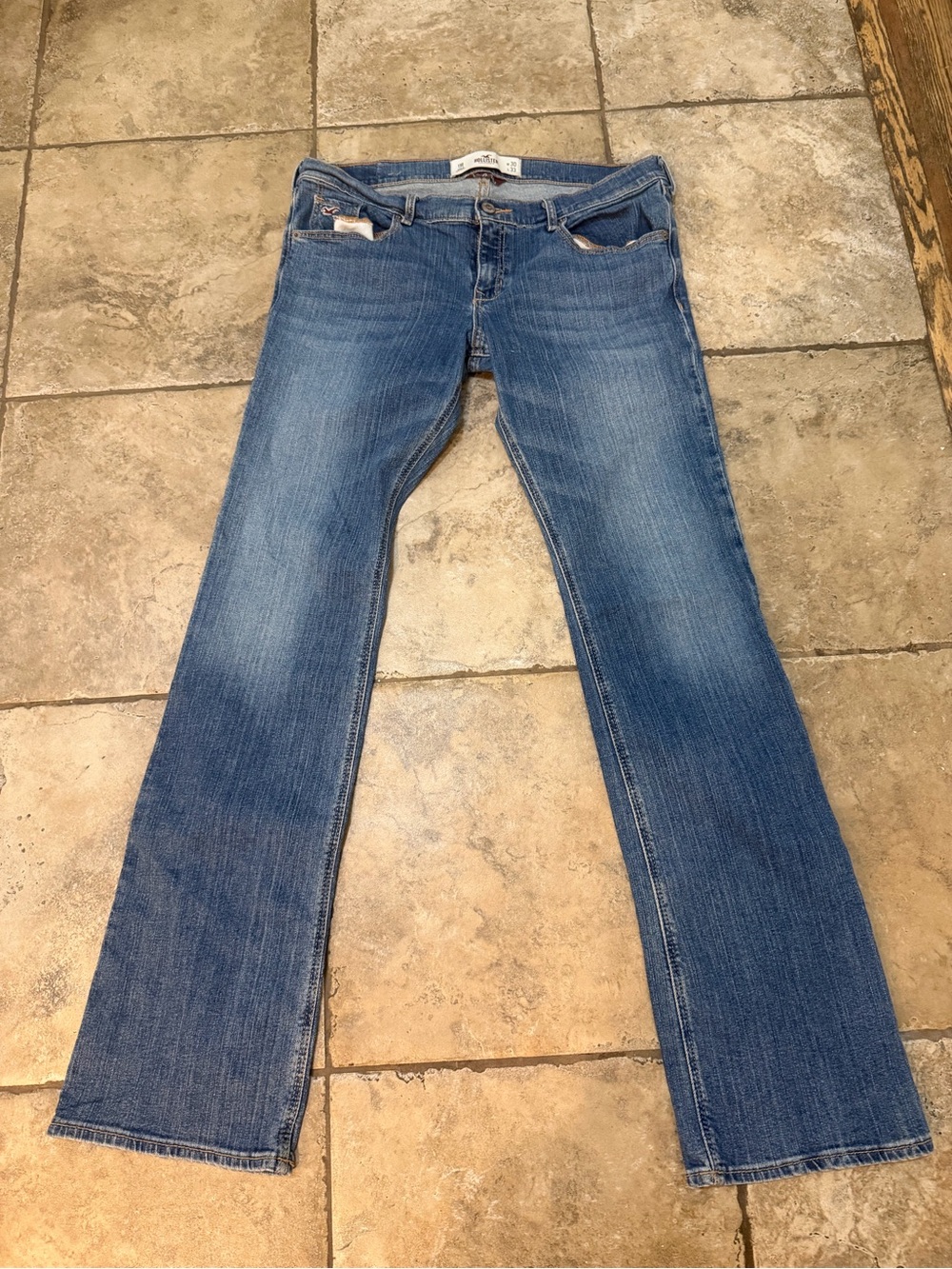 Hollister Medium Blue Bootcut Jeans